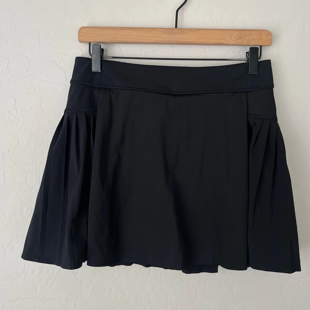 Athleta advantage pleated tennis skort black small